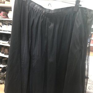 Isaac Mizrahi Tulle Black Skirt